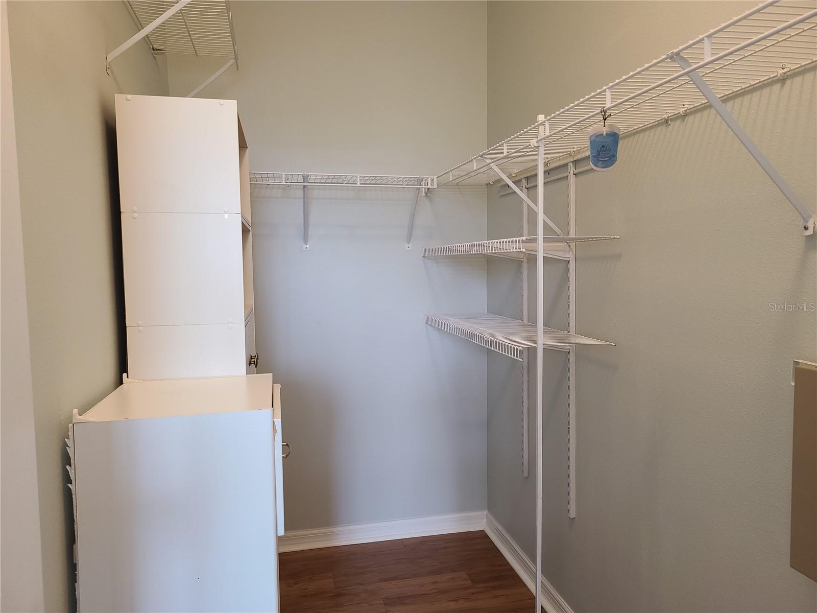 Master walk-in closet