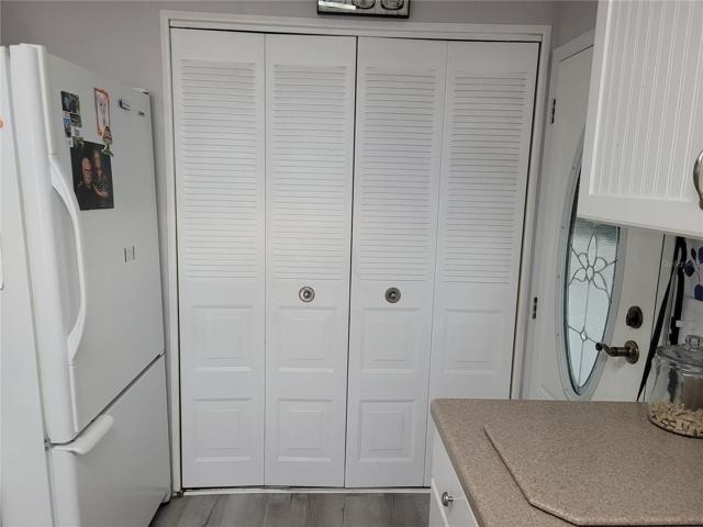 Kitchen's pantry and entrance to the house.