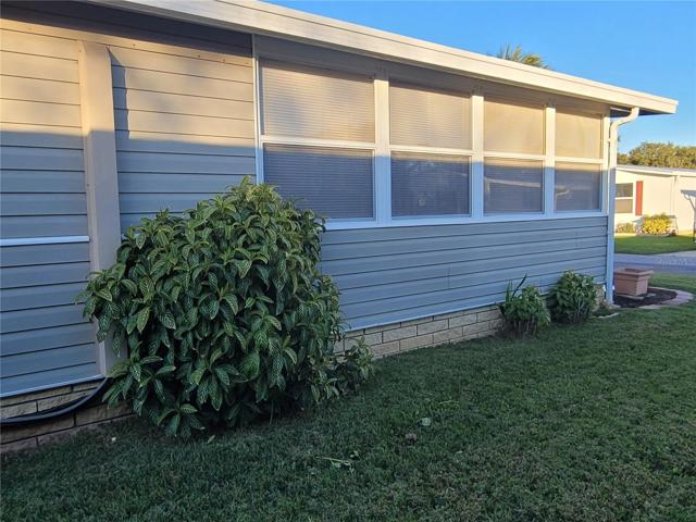 Florida room, side of the house (facing North)