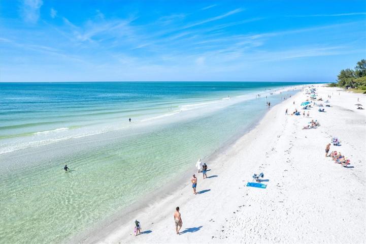 Gulf beach view from Palmetto access