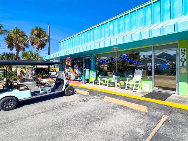 Slim's Place (for a cold brew and great burger) and handy beach shop directly across the street.