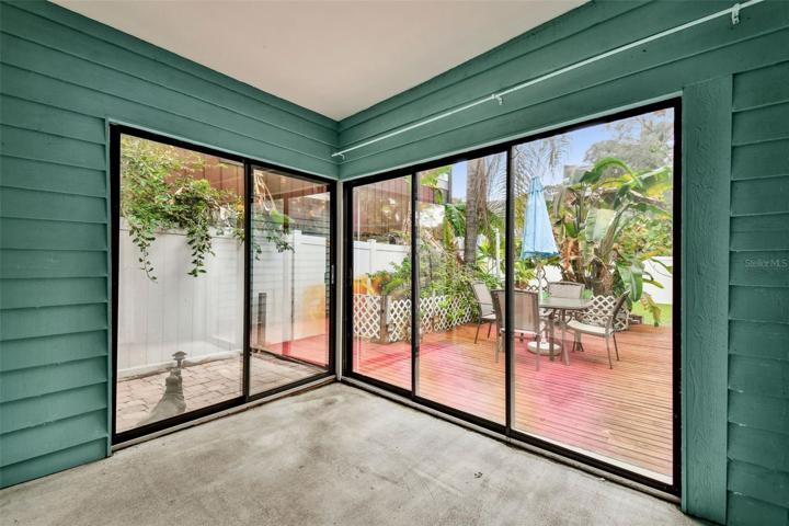 Back Enclosed patio