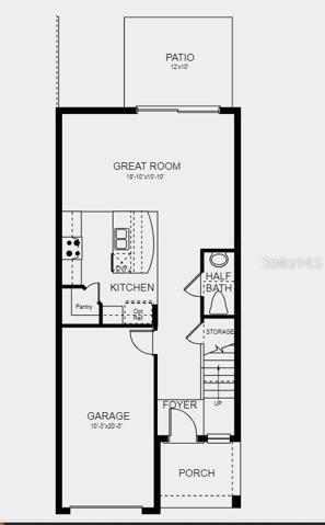 Design options include: washer, dryer, refrigerator, tile throughout first floor, garage door opener, and blinds on windows.