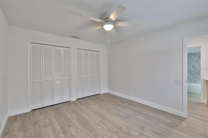 Lots of closet space