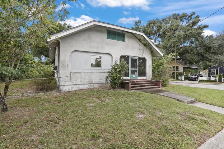 Front of house and left side