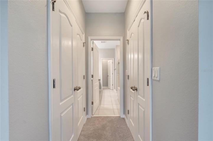 His and Hers Closet in Primary Bedroom