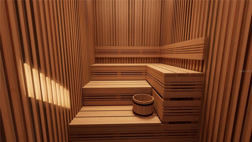 Rooftop sauna