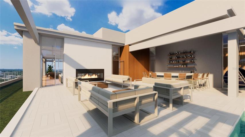 Rooftop bar