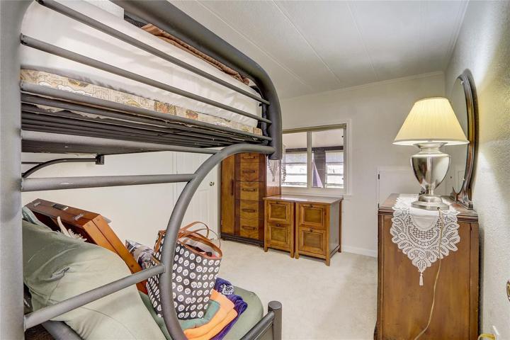 Guest Room with dual bunk beds.