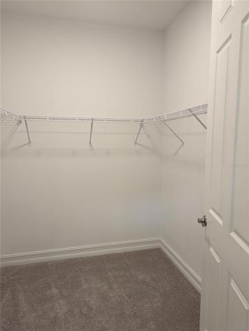 huge walk in closet in master