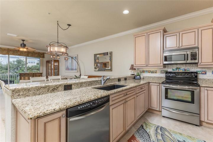 Nice Cabinetry and Granite Counters