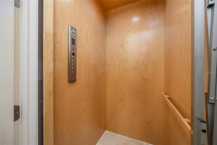 Elevator - from Garage to Living Area to Bedrooms