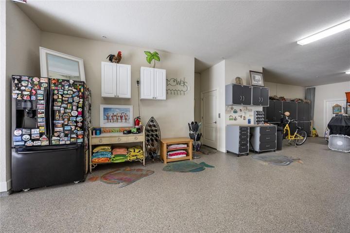 Garage with extra storage space!