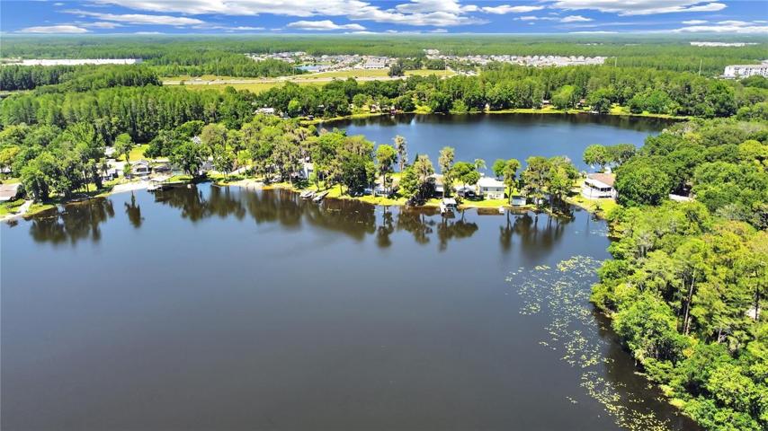 Lake Minniola that leads to Lake Geneva