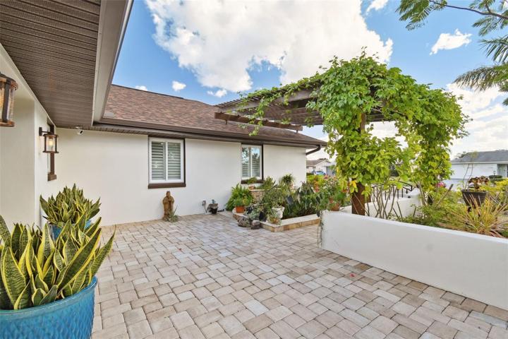 Multiple outdoor seating areas