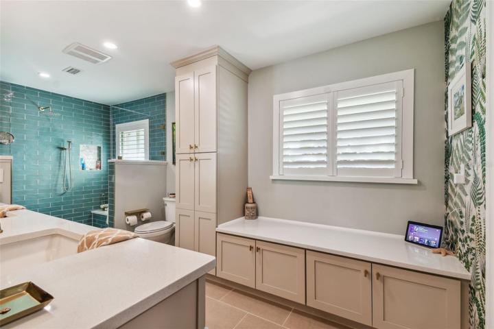 Plantation shutters throughout the home