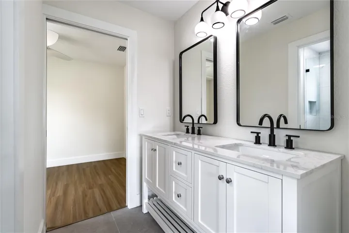 Master Bathroom Double Sink Vanity