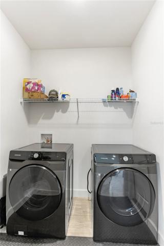 Laundry room, located off kitchen.