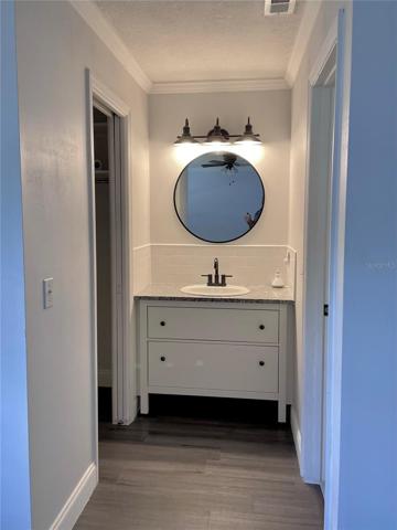 Master Bathroom, with walk in closet to the left and separate full bath to the right
