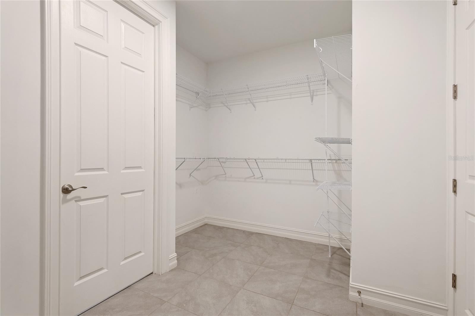 very large closet