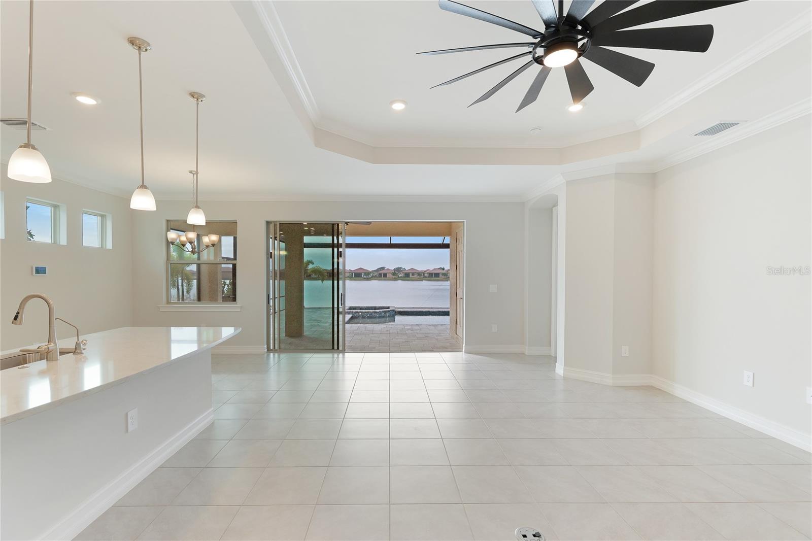 wide open floor plan