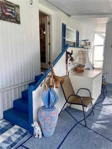 Entryway to Home off Screened in Porch