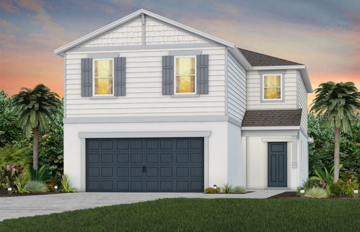 Craftsman Exterior Design. Artist rendering for this new construction home. Pictures are for illustration purposes only. Elevations, colors and options may vary.