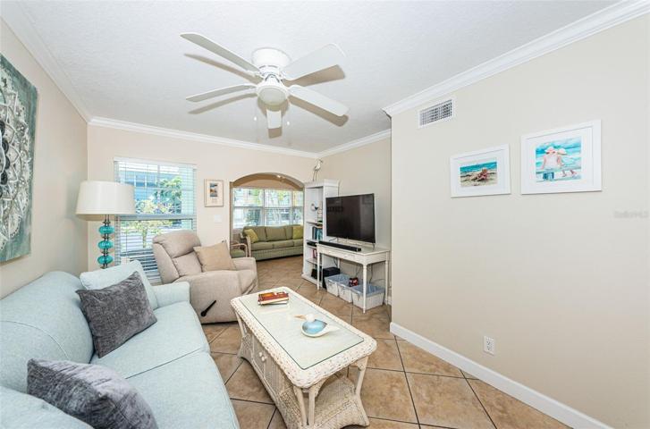 Living area comfortable seating