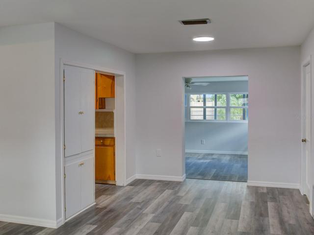 Dining area looking towards the family room and kitchen area.