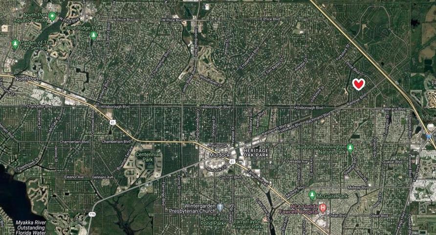 Location in North Port