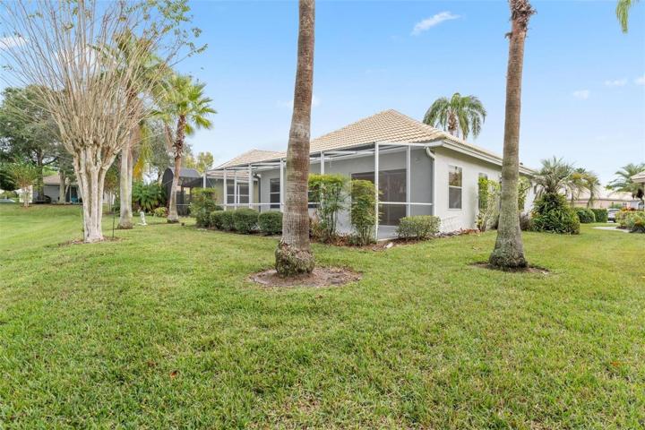 VIEW OF REAR OF HOME ILLUSTRATING LARGE BACKYARD