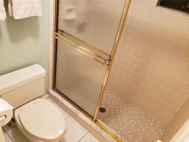 En-suite shower