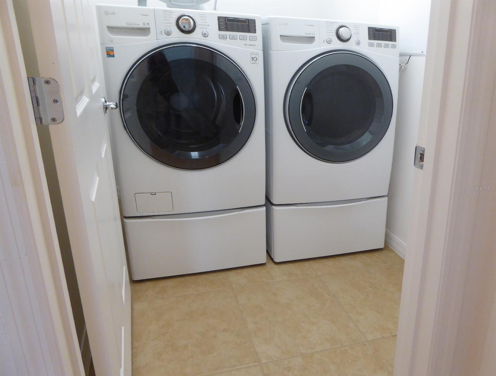 shelving in laundry room