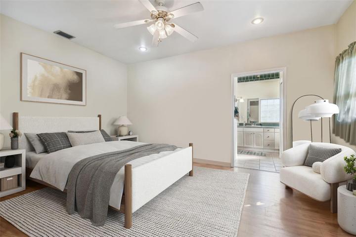 Beautiful spacious master bedroom