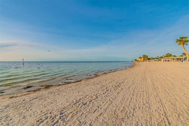 Private beach for the community