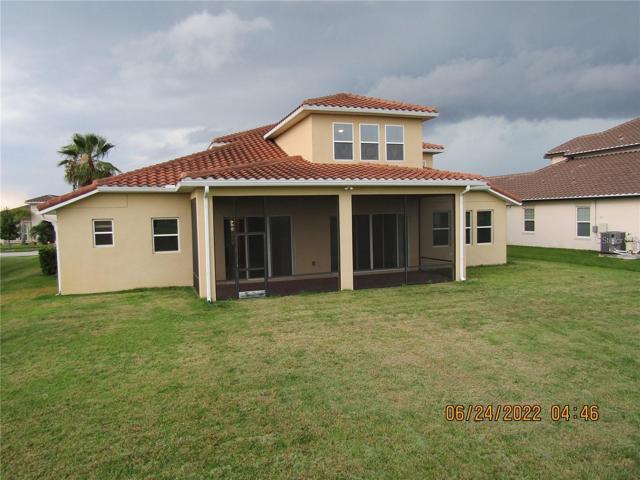 rear of the house