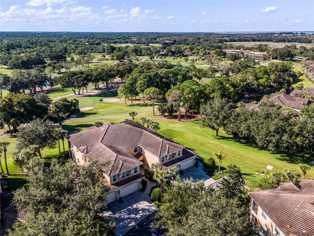 On the right side upstairs with views of the golf course