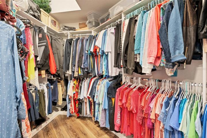 Spacious Master Closet