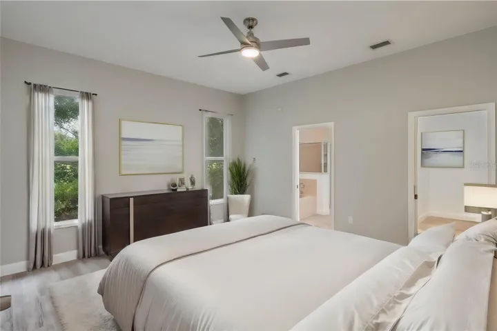 Master Suite shown virtually staged