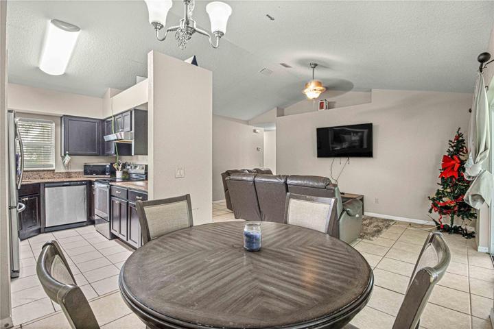 Living and dining adjoining