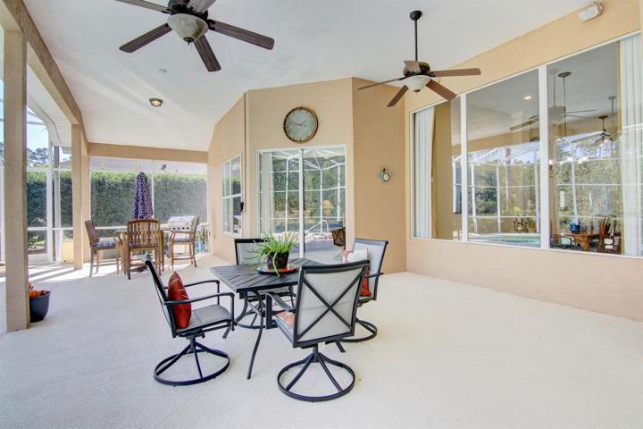 Huge covered patio