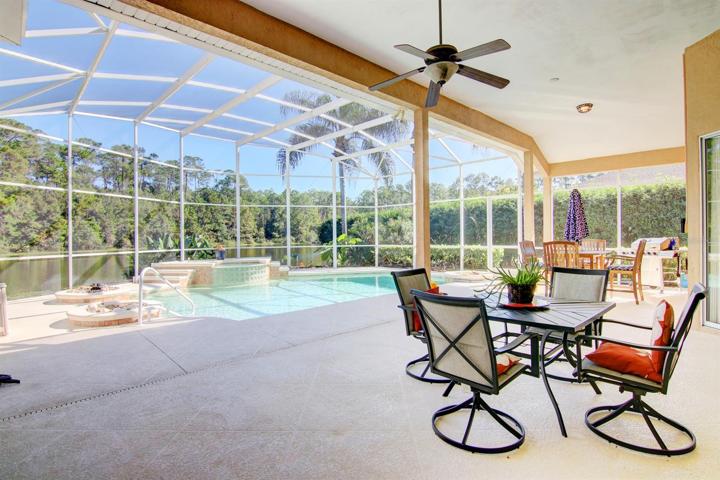 Patio and pool from family room