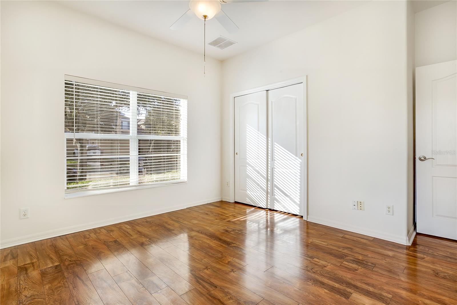 Bedroom 2  on other side of home with closet