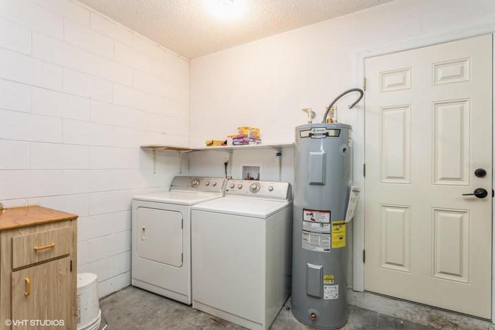 Laundry in Garage