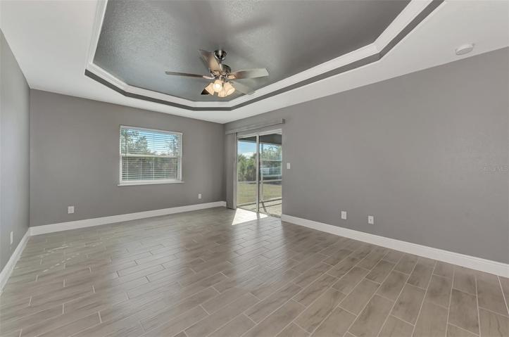 Master Bedroom with Screened Lanai Slider