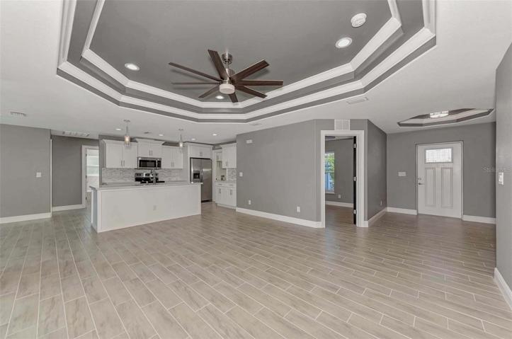 Front door is to right and the Office/Study/Bedroom 4 just to the left of it