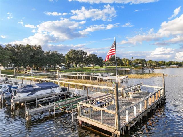 PIER AND BOAT SLIPS