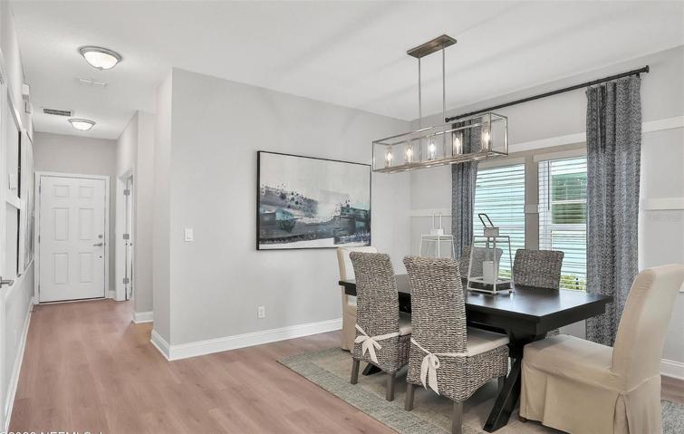 Model Home Design Only. Pictures and furnishings are for illustrative purposes only. Elevations, colors and options may vary. Furniture is for model home staging only.