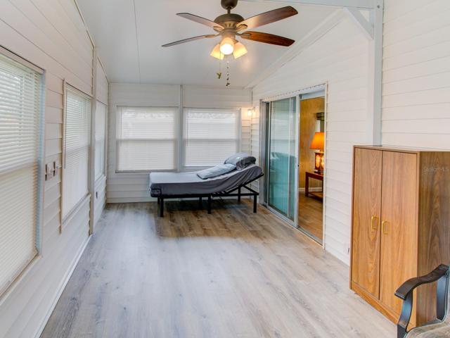 Family room.  View of the lake from inside.