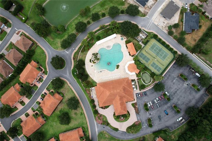 Club House Aerial View